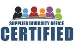 Logo of Massachusetts Supplier Diversity Office with MBE Cybersecurity Certification